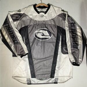 ANSWER RACING MOTOCROSS JERSEY MENS XL EXTRA LARGE LONG SLEEVE WHITE/BLACK